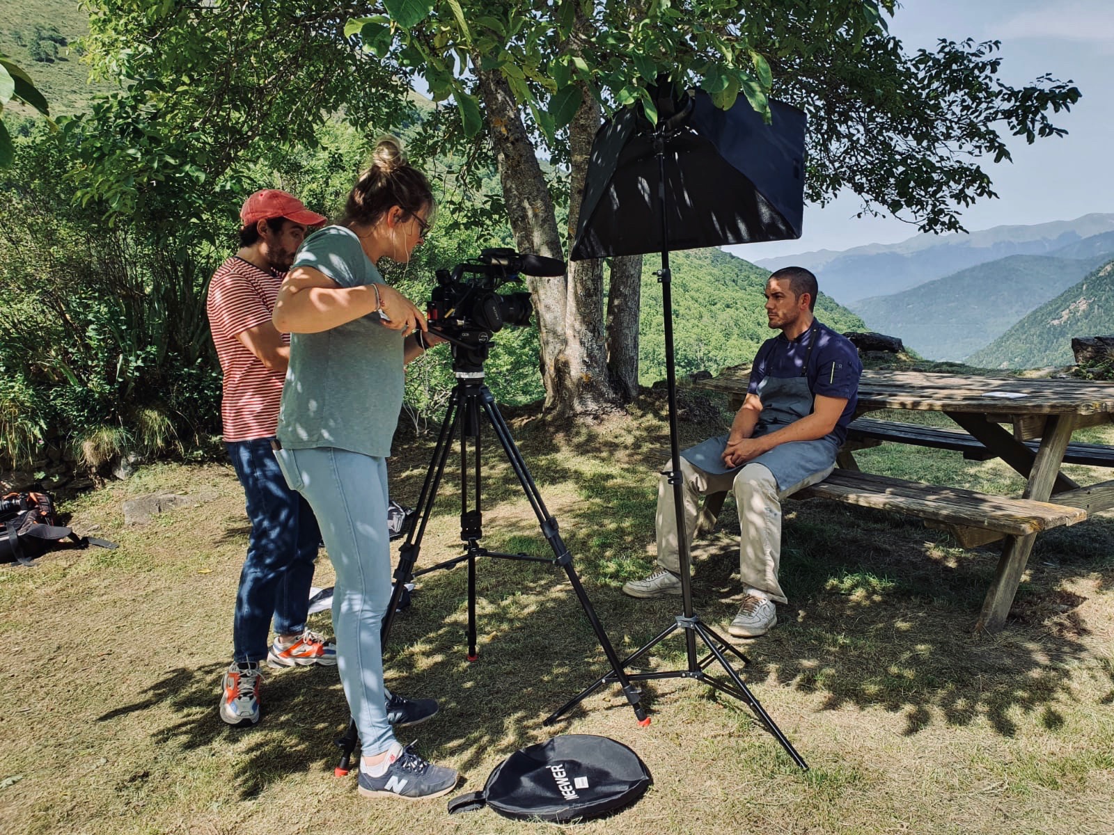 Tournage auberge des Aryelets -Aulon