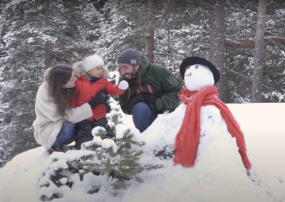 Balade sous la neige au Pont d’Espagne