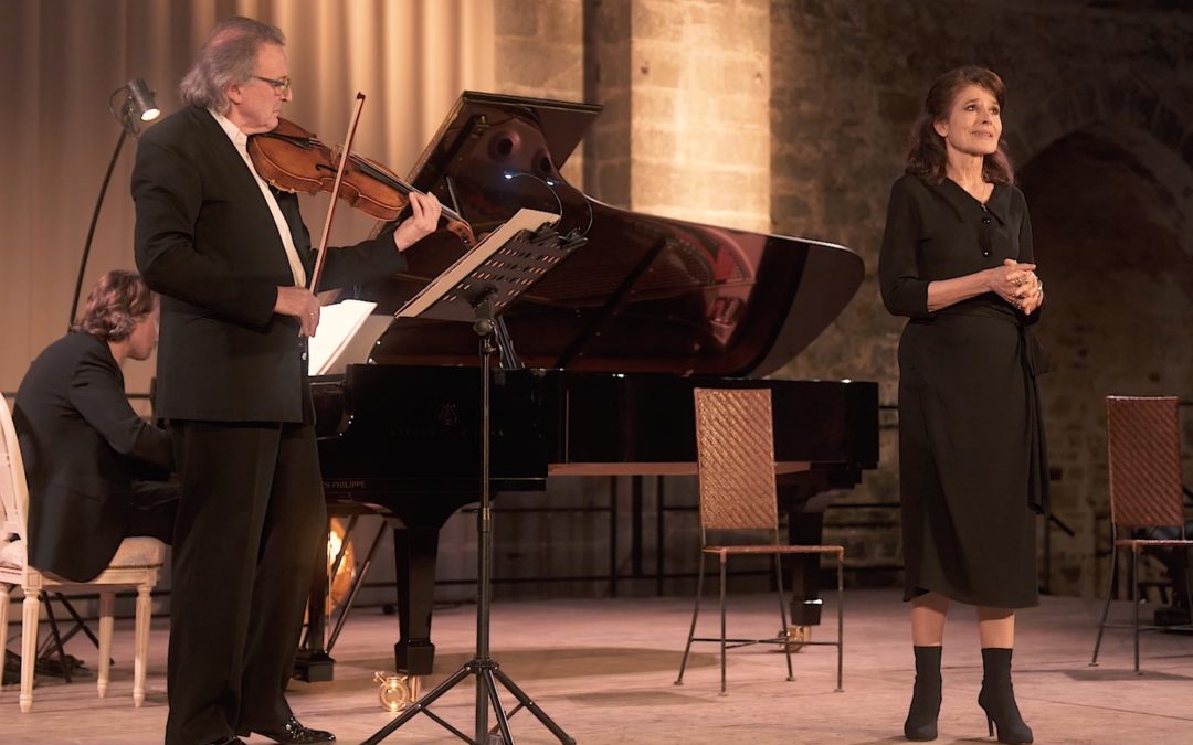 Fanny Ardant et Gérard Caussé – Bach et Rilke : textes, poèmes, musique – L’Offrande musicale