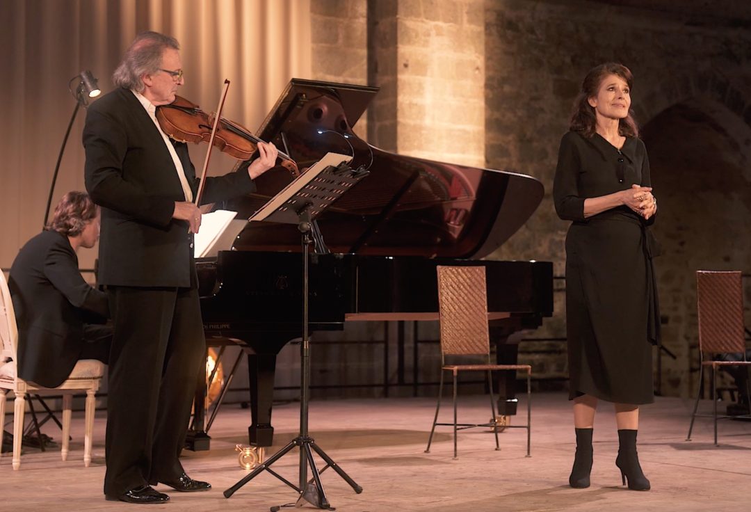 Fanny Ardant et Gérard Caussé – Bach et Rilke : textes, poèmes, musique – L’Offrande musicale