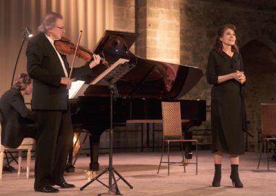 Fanny Ardant et Gérard Caussé – Bach et Rilke : textes, poèmes, musique – L’Offrande musicale