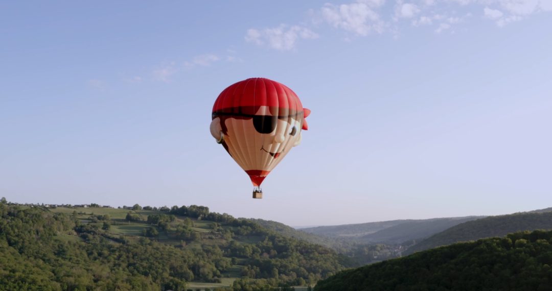 LES BARONNIES EN MONGOLFIERE