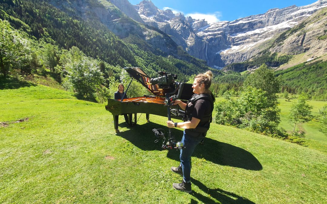 TOURNAGE DU CLIP DE DAVID FRAY A GAVARNIE