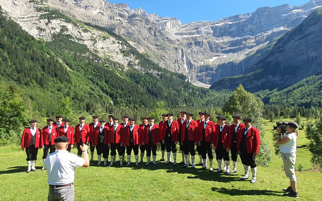 TOURNAGE DU CLIP DES CHANTEURS PYRÉNÉENS