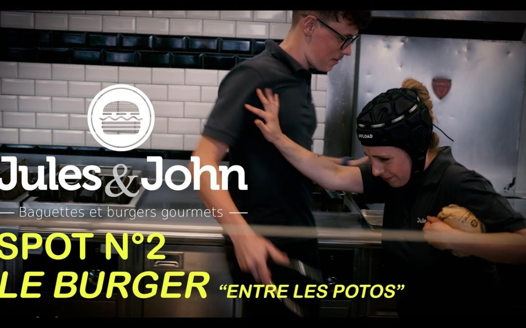 JULES & JOHN – SPOT #2 – LE BURGER  » ENTRE LES POTOS »